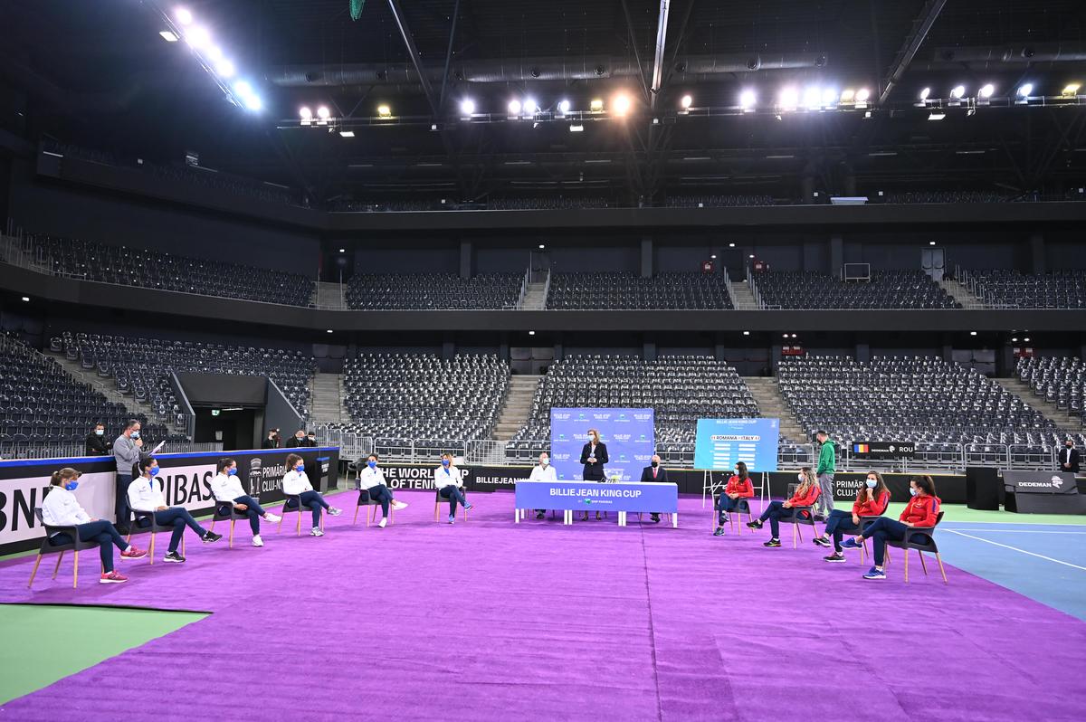România - iTALIA - „Billie Jean King Cup” tragere // foto: Raed Krishan