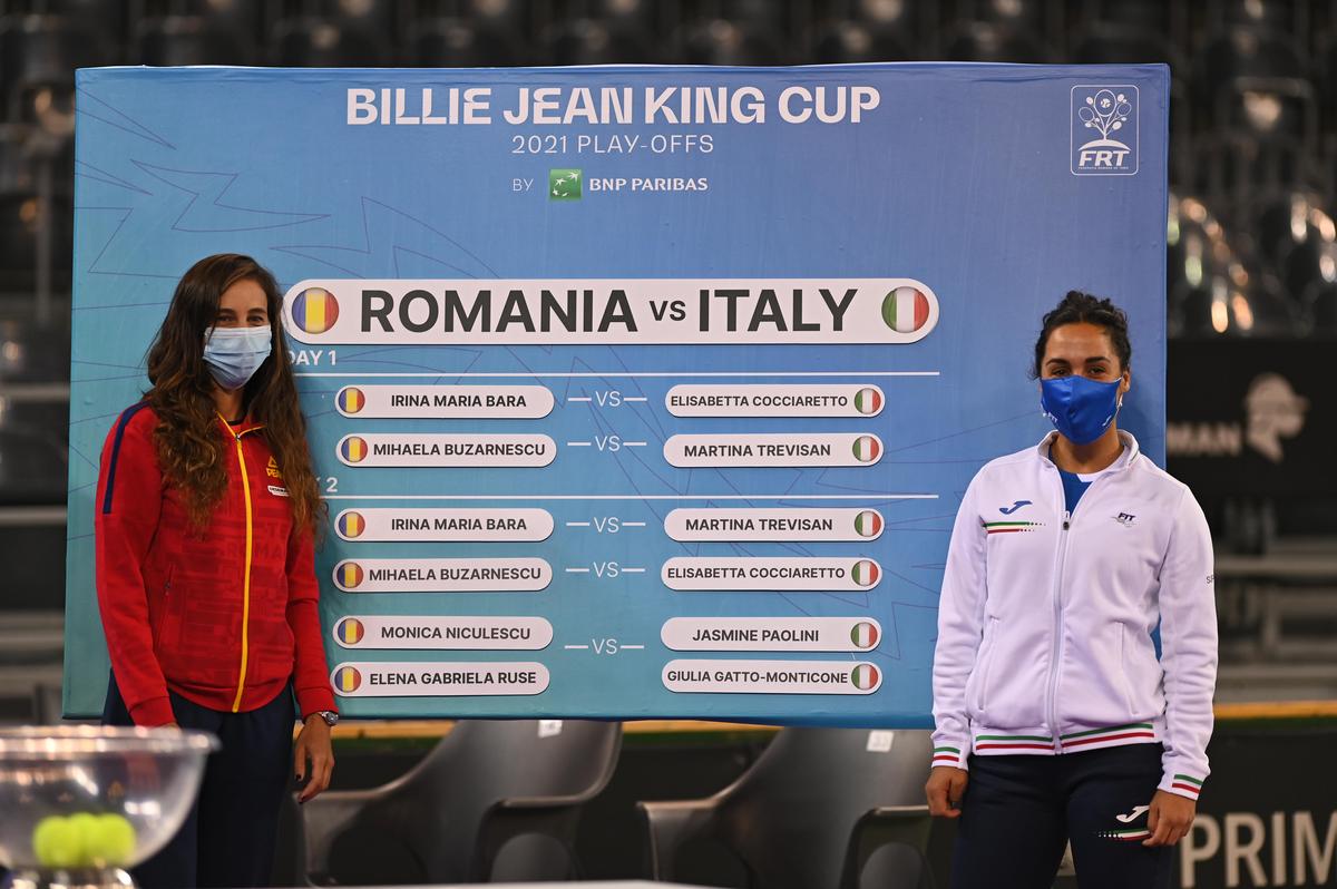 România - iTALIA - „Billie Jean King Cup” tragere // foto: Raed Krishan