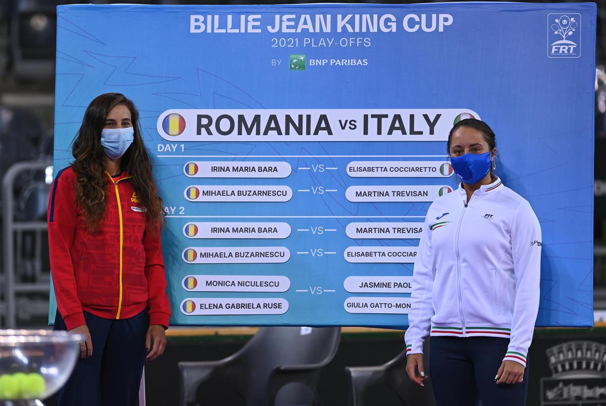 S-au stabilit meciurile din „Billie Jean King Cup”! Irina Bara deschide vineri duelul cu Italia