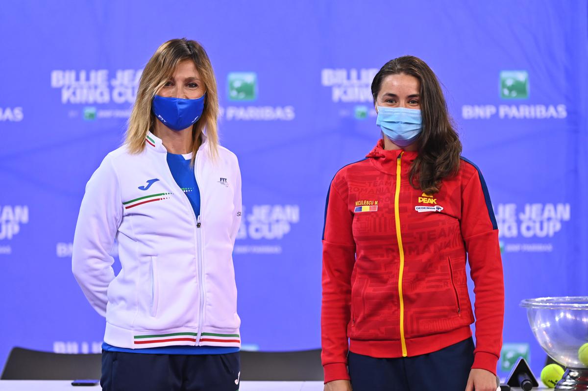 S-au stabilit meciurile din „Billie Jean King Cup”! Irina Bara deschide vineri duelul cu Italia
