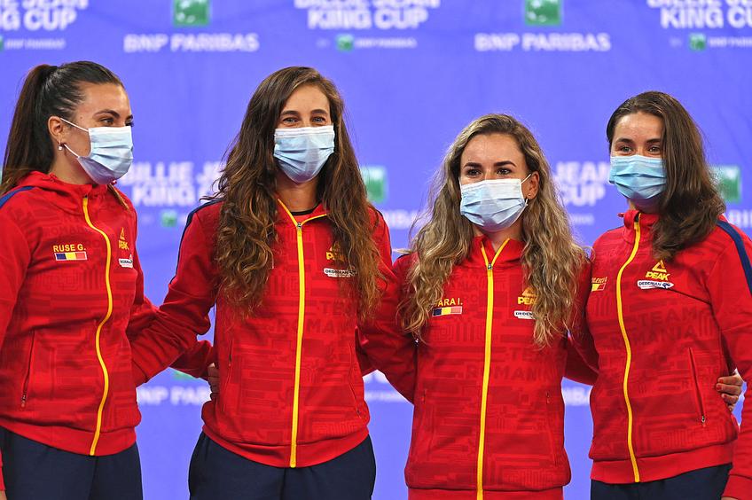 Echipa României din „Billie Jean King Cup”. // FOTO : Raed Krishan