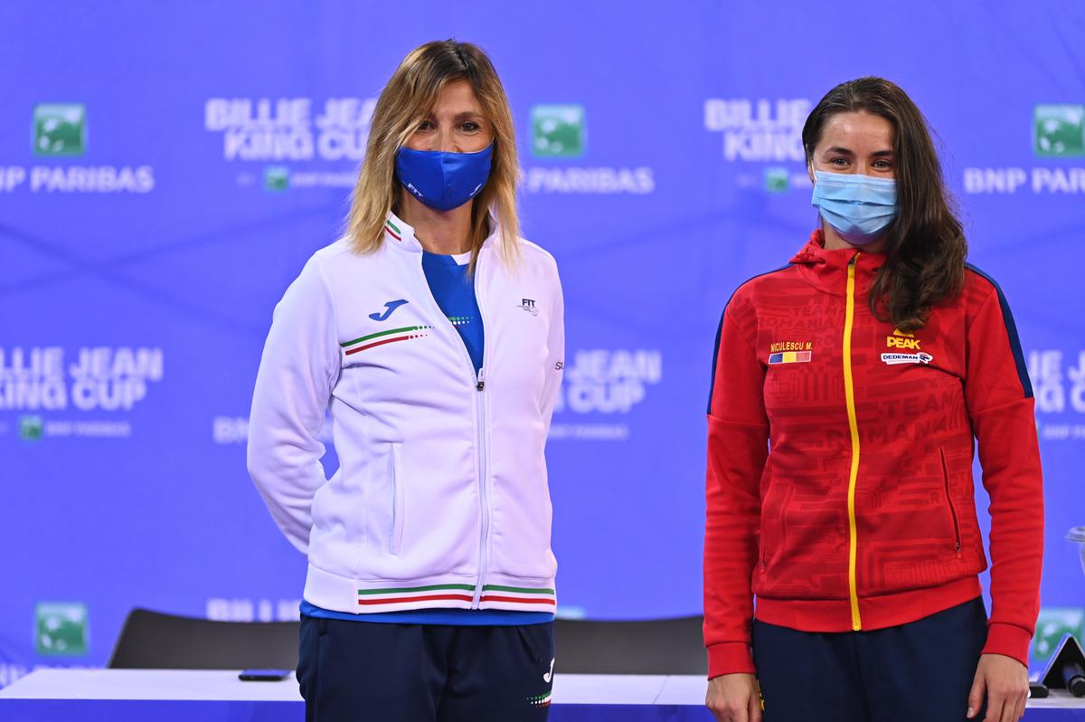 România - iTALIA - „Billie Jean King Cup” tragere // foto: Raed Krishan