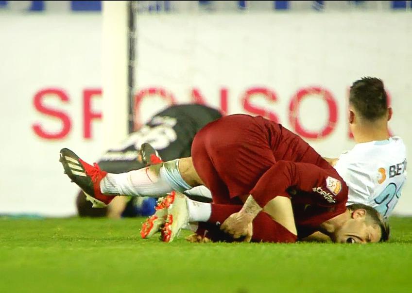 CFR Cluj a cerut lovitură de la 11 metri în minutul 68 al meciului cu FCSB, din Supercupa României.