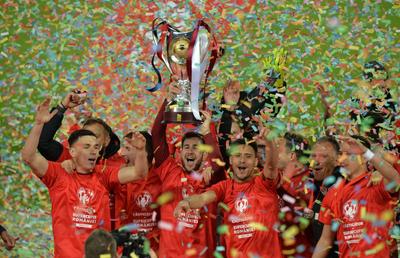 CFR Cluj, petrecere de zile mari la Ploiești! Cum au sărbătorit triumful din Supercupa României