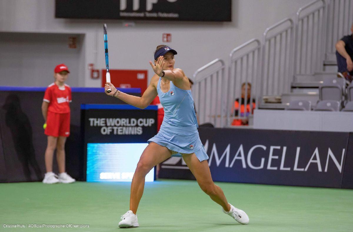 Polonia - România, în Billie Jean King Cup / Imagini spectaculoase surprinse în sala din Radom