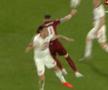 Accidentare Deac în CFR Cluj - Sepsi 2-1. Foto: captură Prima Sport
