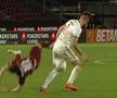 Accidentare Deac în CFR Cluj - Sepsi 2-1. Foto: captură Prima Sport