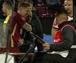 Accidentare Deac în CFR Cluj - Sepsi 2-1. Foto: captură Prima Sport