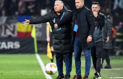 Dan Petrescu, plin de nervi » A sărit de pe bancă și a cerut penalty, dar a fost pus la punct de arbitrul Iulian Călin