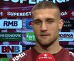 Daniel Bîrligea (24 ani) a explicat gestul pe care l-a făcut imediat după golul marcat pe Giulești, care i-a atras mai multe înjurături și huiduieli.
