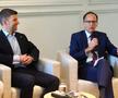 Thomas Hitzlsperger şi ambasadorul Germaniei Peer Gebauer FOTO: Ionuţ Iordache (gsp.ro)