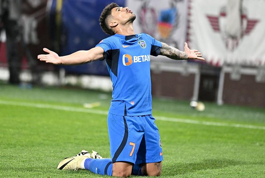 Florinel Coman a înscris în CFR Cluj - FCSB // foto: Cristi Preda, GSP