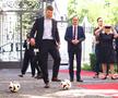 Thomas Hitzlsperger şi ambasadorul Germaniei Peer Gebauer FOTO: Ionuţ Iordache (gsp.ro)