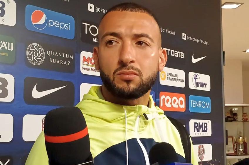 Omar El Kaddouri // sursă foto: captură video Sportul Clujean