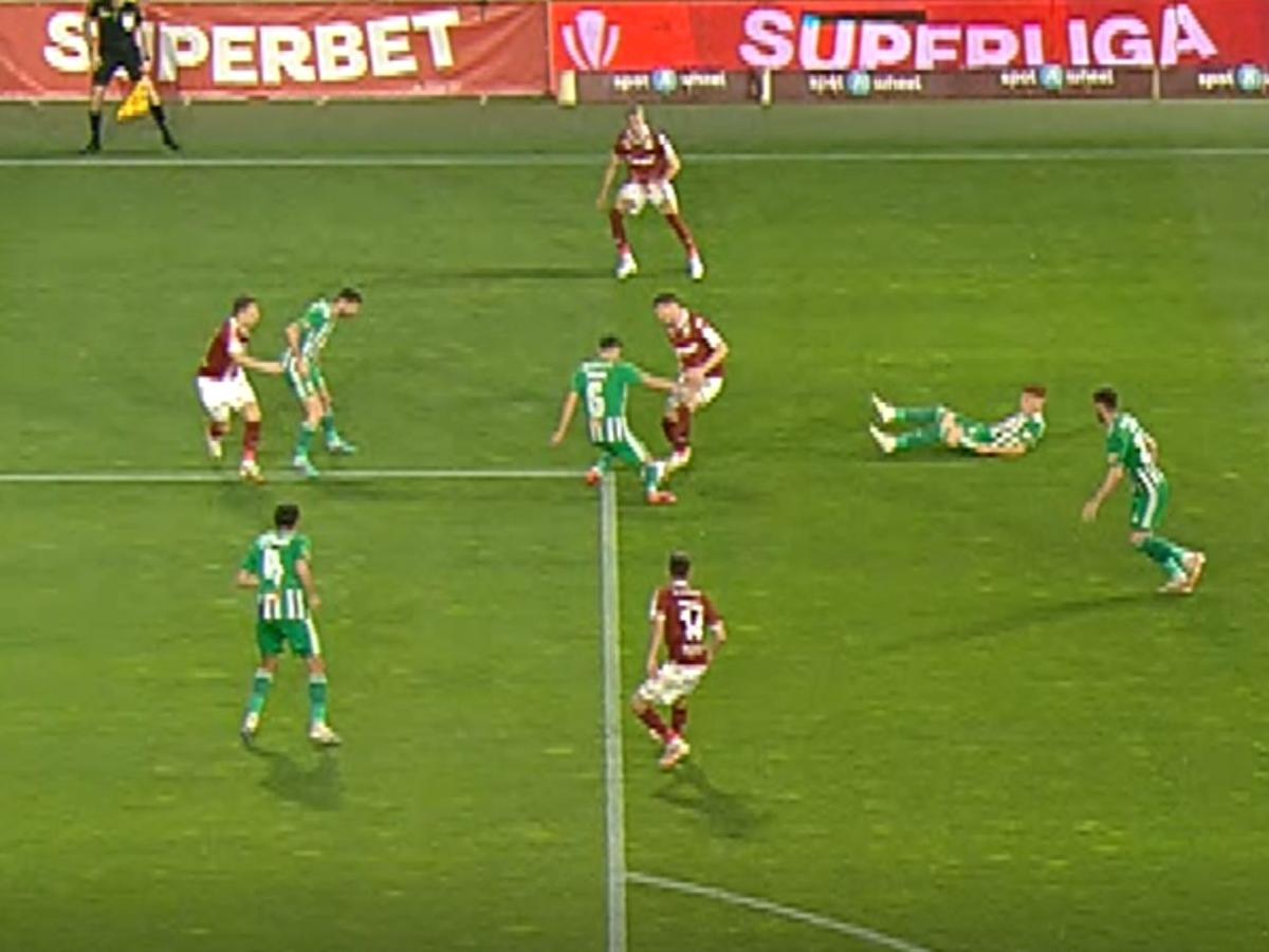 Penalty anulat cu VAR în Rapid - Sepsi