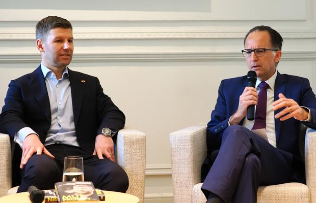 Fostul internațional neamț, conferință alături de ambasadorul Germaniei de la București: „Sunt optimist că România va trece mai departe de grupe la EURO”