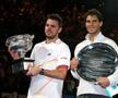 Stan Wawrinka și Rafael Nadal la Australian Open 2014 FOTO Imago Images