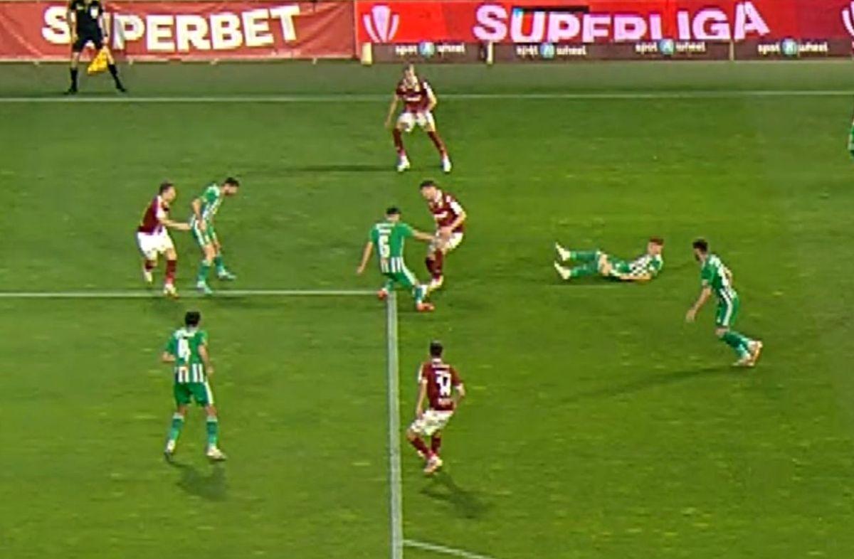 Sepsi, salvată de VAR în meciul cu Rapid! Penalty și eliminare anulate după analiza fazei