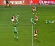 Sepsi, salvată de VAR în meciul cu Rapid! Penalty și eliminare anulate după analiza fazei
