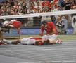 Roger Federer și Stan Wawrinka sărbătorind câștigarea medaliei de aur la Beijing 2008 FOTO Imago Images