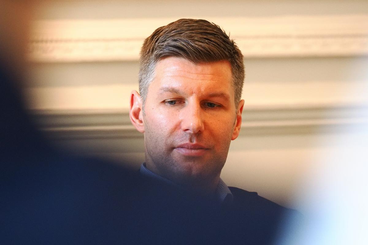 Conferință de presă la Ambasada Germaniei la București, Thomas Hitzlsperger, 15 aprilie 2024