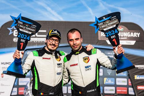 Simone Tempestini și Sergiu Itu. 
Sursă foto: Facebook Napoca Rally Academy
