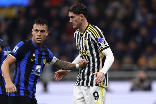 Lautaro Martinez și Dusan Vlahovic / Foto: Imago Images