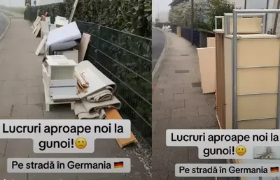 O româncă a filmat gunoiul din fața caselor din Germania: „Am făcut mulți bani din chestii de acest gen”