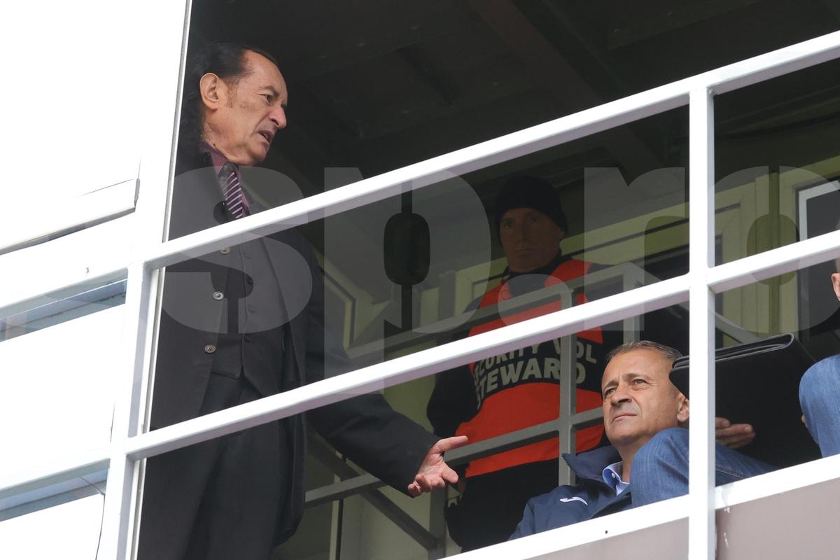 Miron Cozma, la FC Voluntari - FC Argeș // FOTO: Ionuț Iordache (GSP)