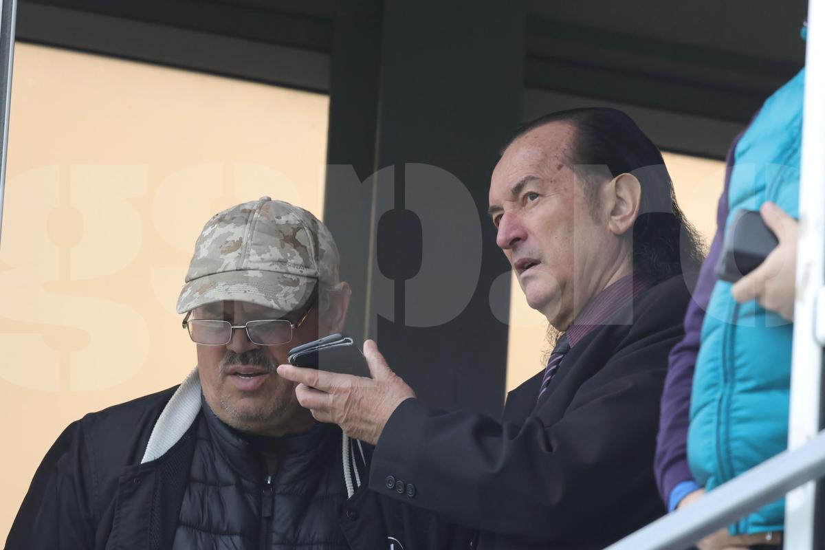 Miron Cozma, la FC Voluntari - FC Argeș // FOTO: Ionuț Iordache (GSP)