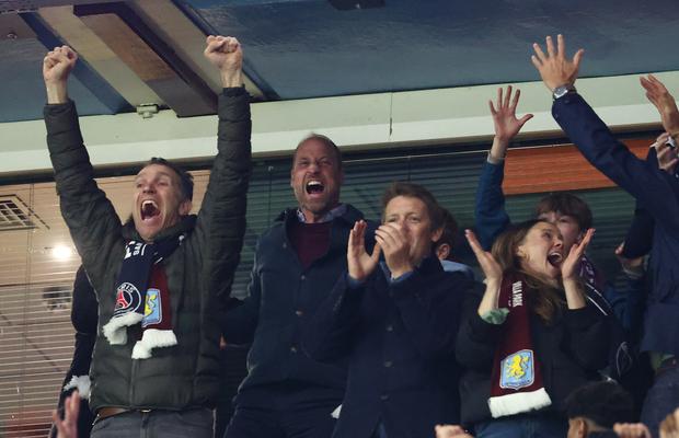 Cum a fost surprins Prințul William la golurile fabuloase ale lui Aston Villa, la returul cu PSG