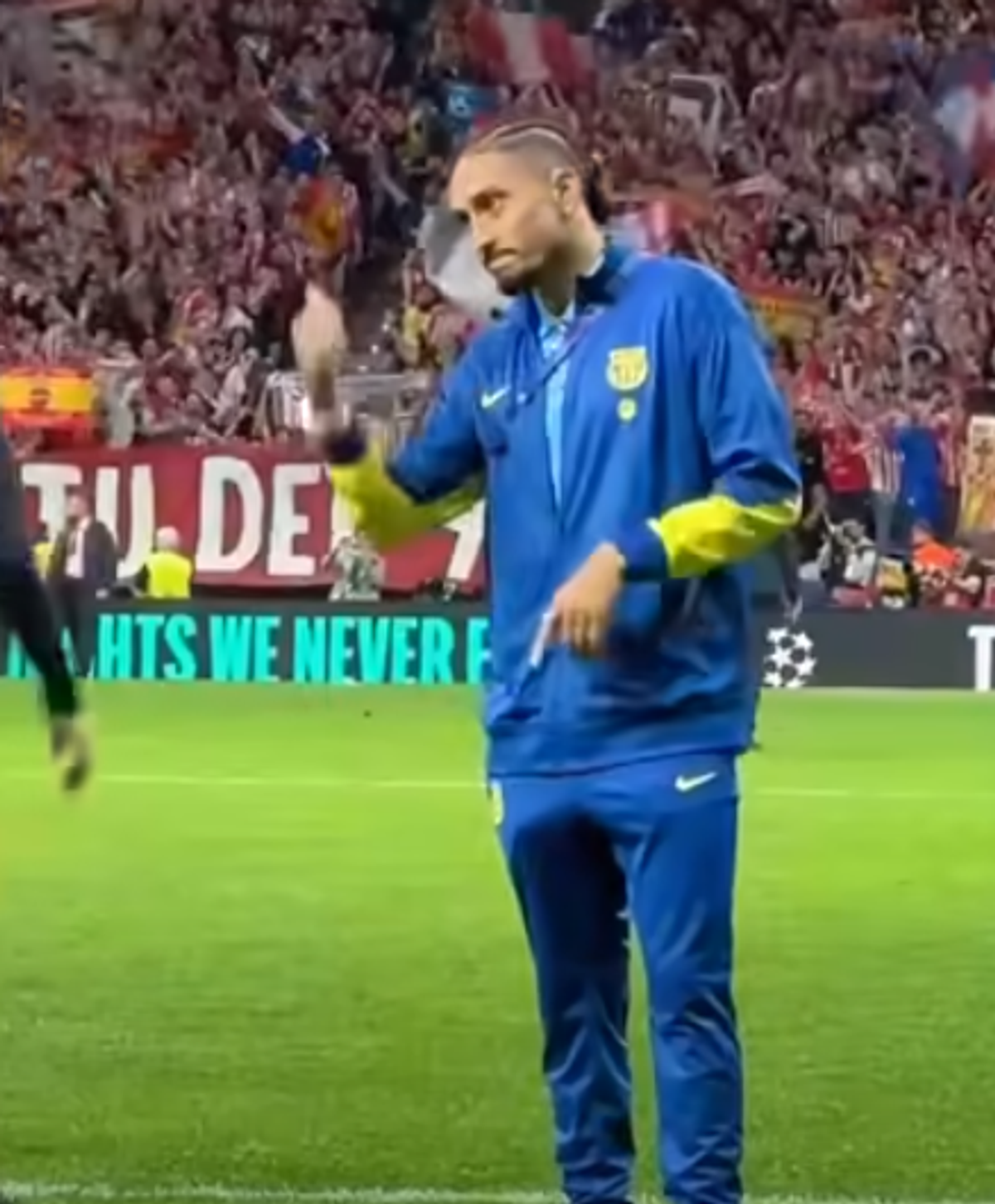 Raphinha, gest după Atletico Madrid - Barcelona