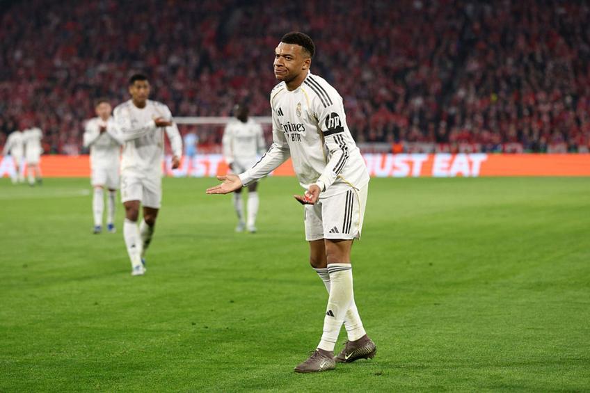 Kylian Mbappe, primul jucător din istorie care a marcat 10 goluri în deplasare într-o singură campanie din Liga Campionilor / foto: Getty Images