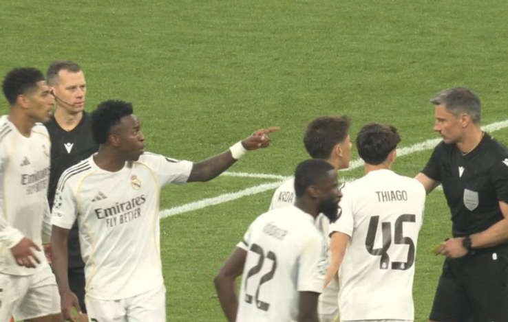 Haos la finalul meciului Bayern Munchen - Real Madrid / foto: X