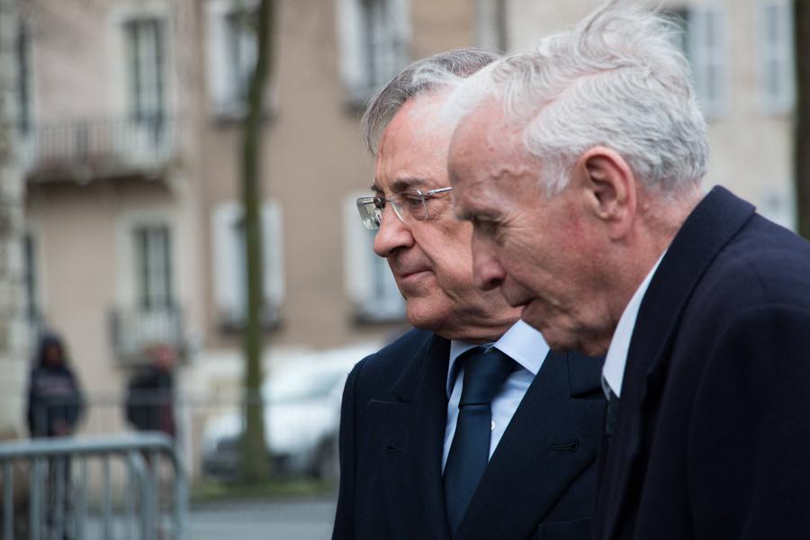 Jose Santamaria, alături de Florentino Perez, în 2017. Foto: Imago Images Veste tristă înaintea returului cu Bayern: s-a stins „Zidul” din echipa stelară a lui Real Madrid