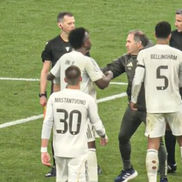 Haos la finalul meciului Bayern Munchen - Real Madrid / foto: X