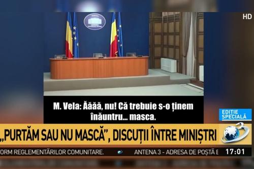 Marcel Vela, Nelu Tătaru și Raed Arafat într-un dialog surprins de microfoane