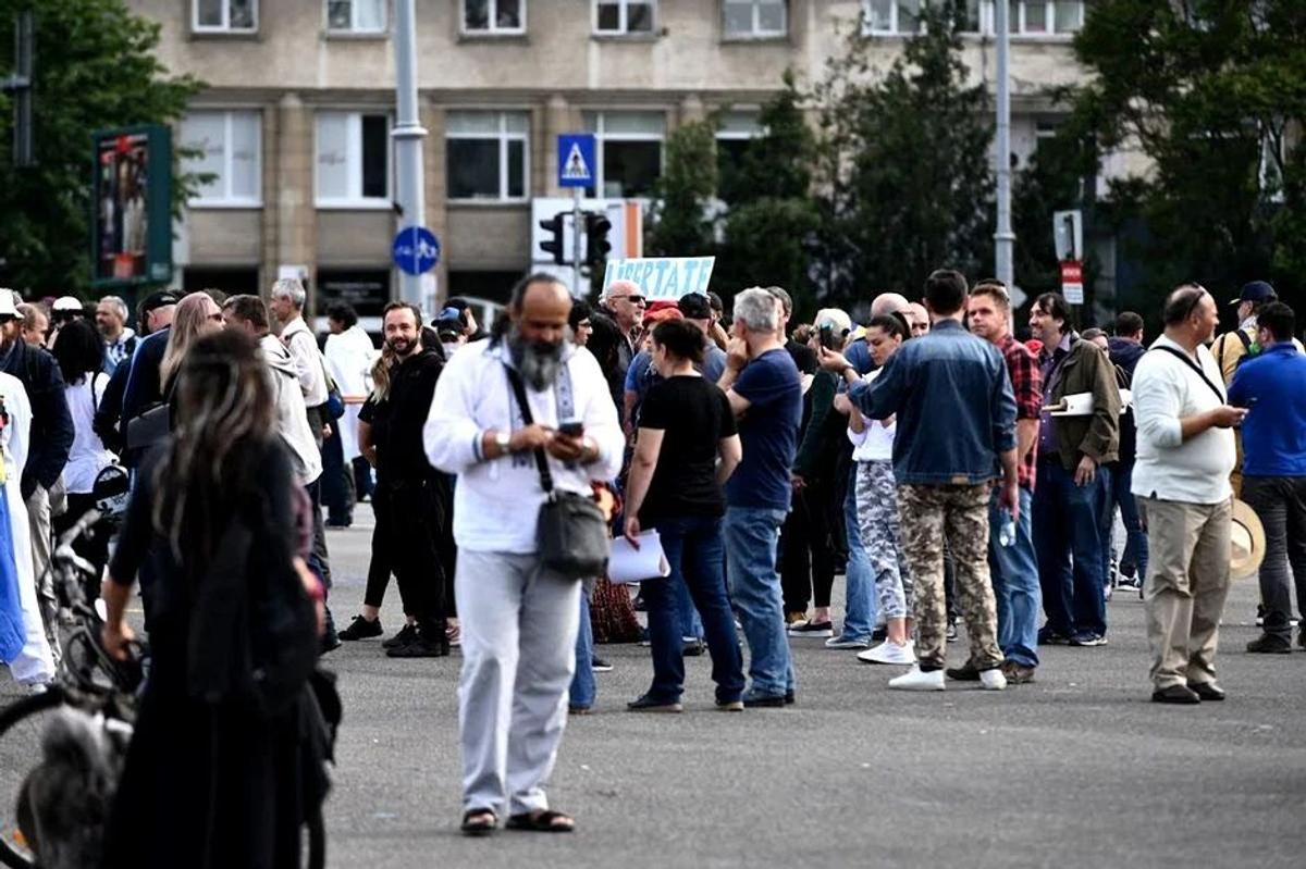 FOTO Protest anti-guvern în București