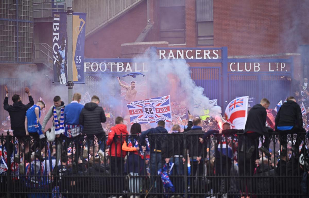 Rangers, campioană! Fanii au ieșit pe stradă