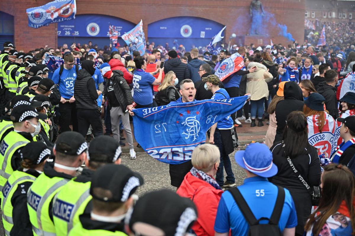 Rangers, campioană! Fanii au ieșit pe stradă