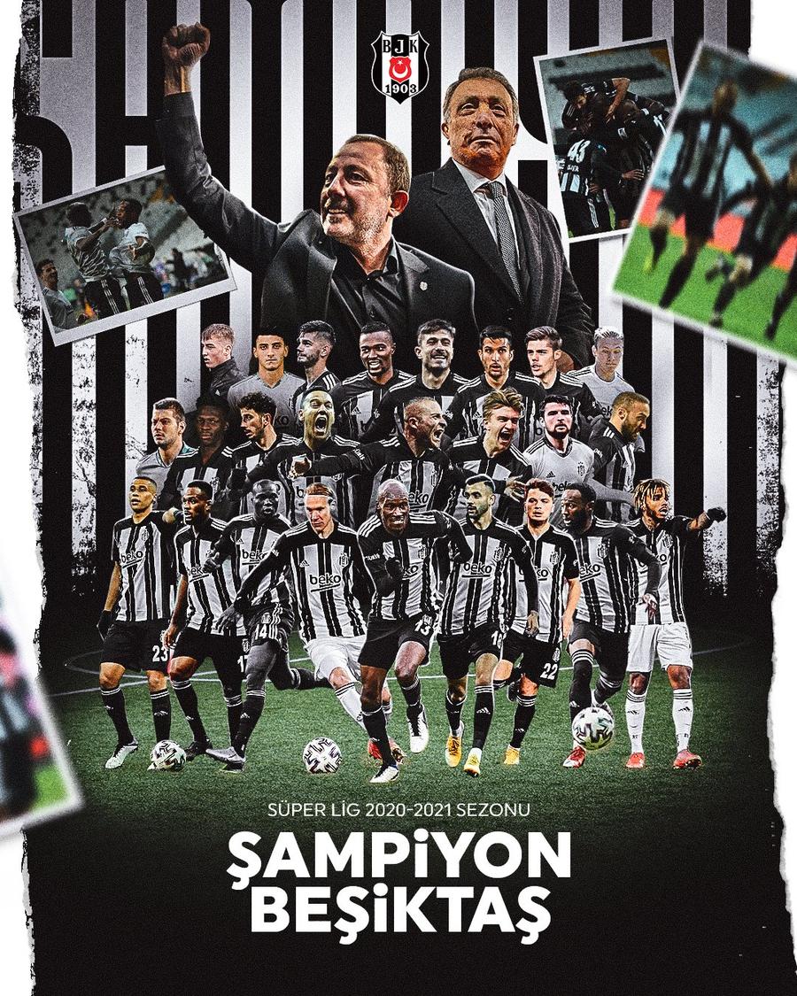 Besiktas este campioana Turciei! Dramatism total în ultima etapă » Ce au făcut Galata și Fener + Ce echipe au retrogradat
