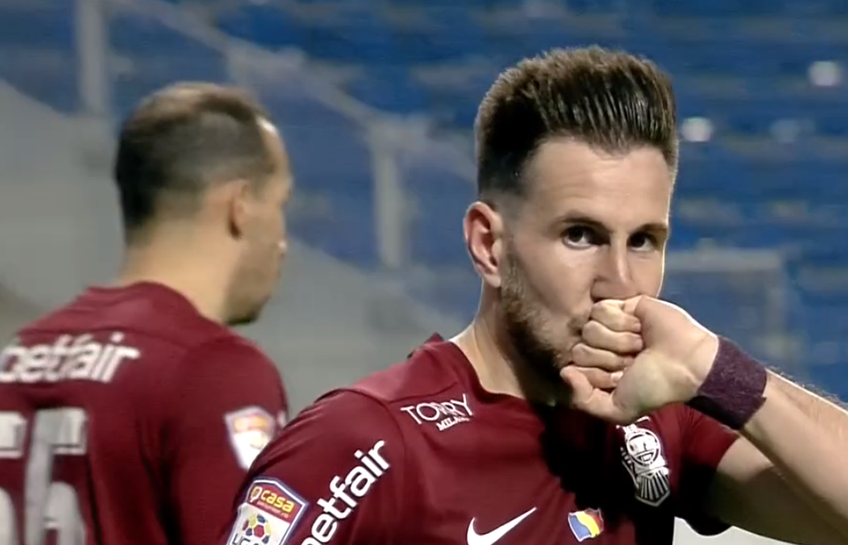 CFR Cluj a învins-o în deplasare pe CS Universitatea Craiova, scor 3-1, în cel mai tare meci al rundei #8 din play-off-ul Ligii 1.