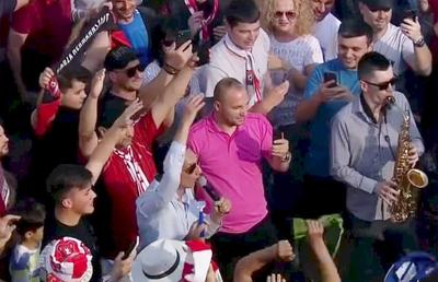 Torțe, lăutari și șampanie » Cum a sărbătorit Hermannstadt revenirea în Liga 1