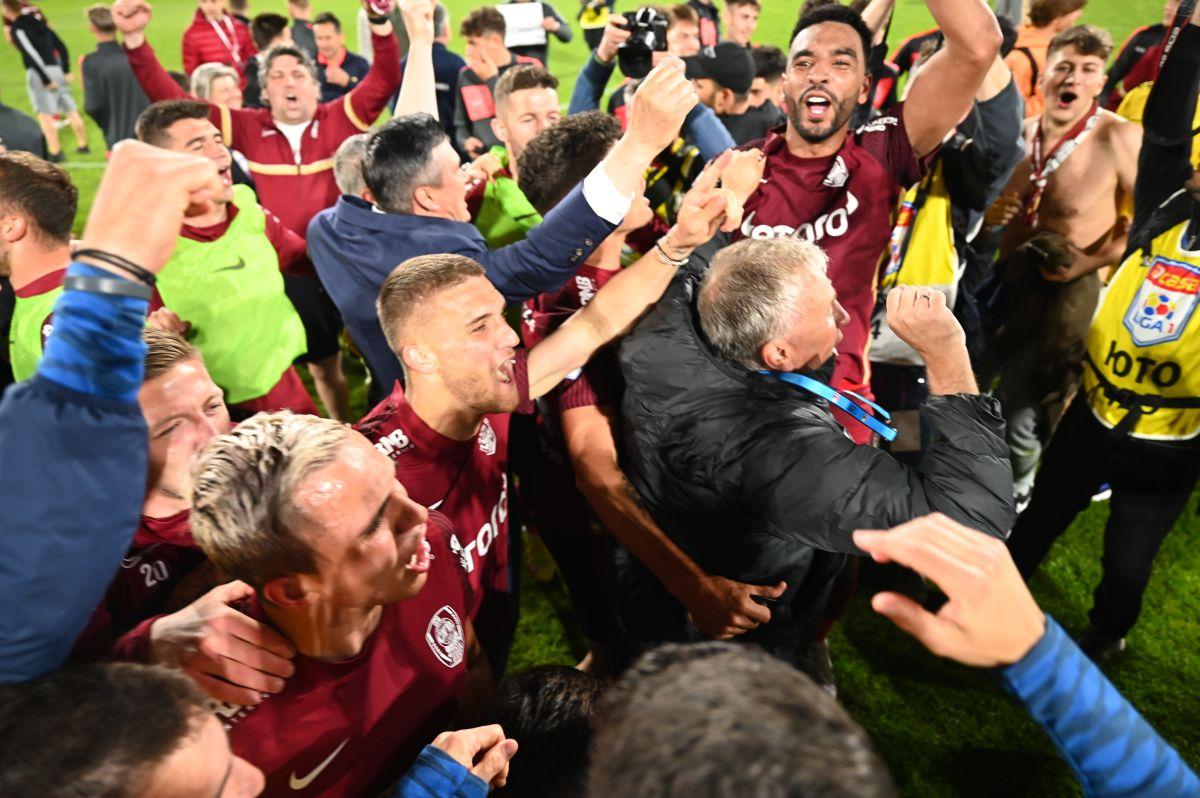 CFR Cluj, sărbătoare de titlu