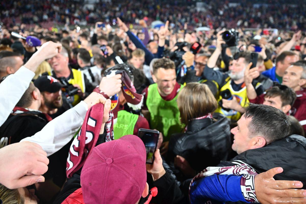 CFR Cluj, sărbătoare de titlu