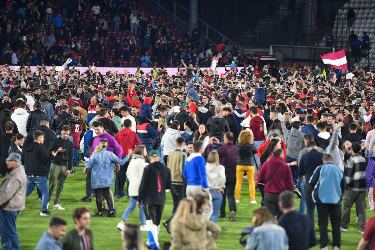 CFR Cluj, sărbătoare de titlu