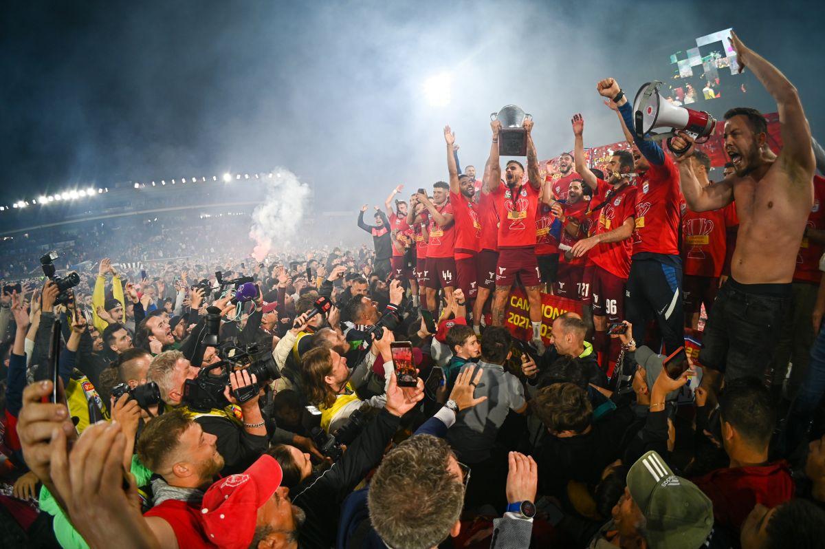 CFR Cluj, sărbătoare de titlu