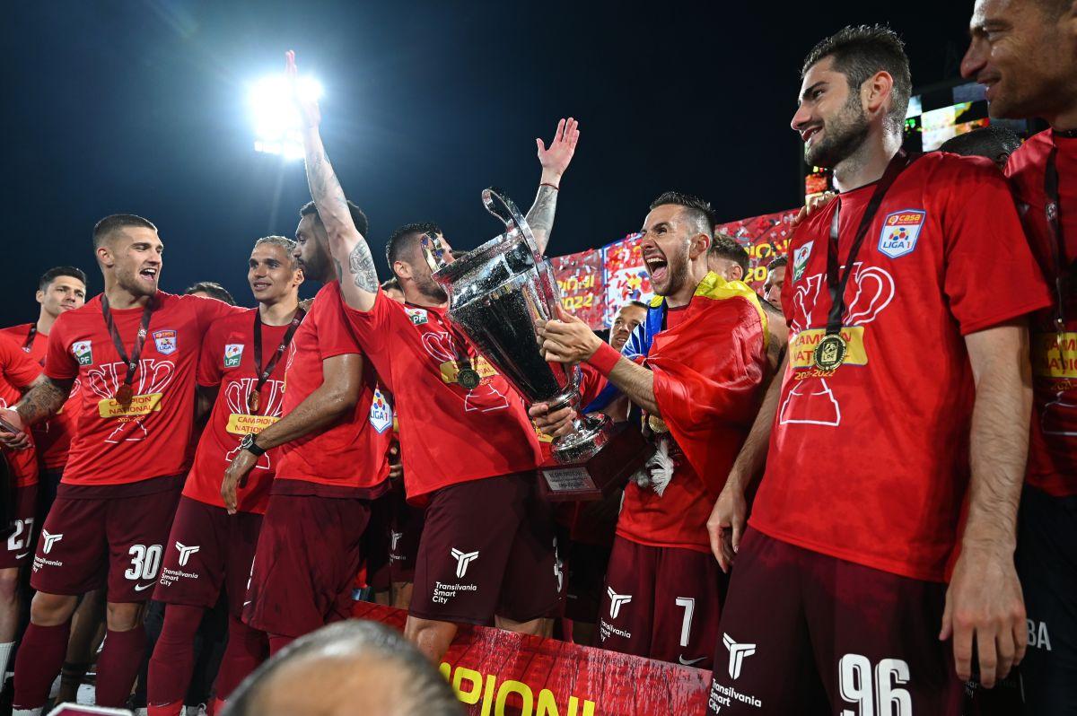 CFR Cluj, sărbătoare de titlu