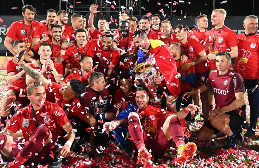 CFR Cluj a învins-o pe CS Universitatea Craiova, scor 2-1, și a devenit campioană cu o etapă înaintea finalului play-off-ului. Atacantul Billel Omrani (28 de ani) a anunțat că va pleca din Gruia.