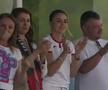 Sărbătoare la Mediaș, după ce Hermannstadt a promovat în Liga 1 // foto: captură DigiSport